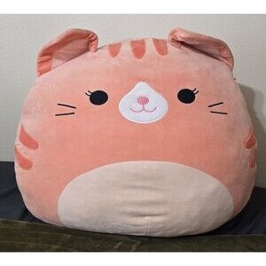 Squishmallow 24" Jumbo Gigi the Orange Cat From The Buddy Squad Plush
